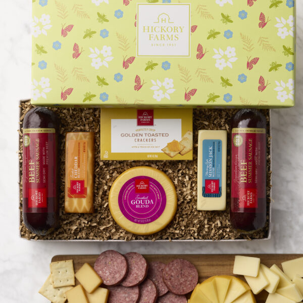 Springtime Delights: Cheese & Meat Gift Box