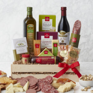 Ultimate Meat & Cheese: Wooden Gift Crate