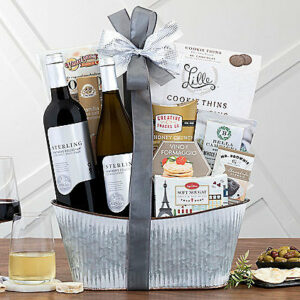 Sterling Vintner's Selection: Gourmet Wine Gift Basket